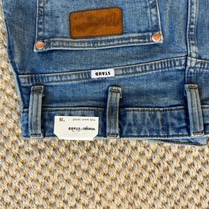 STAUD Blue Denim Skirt